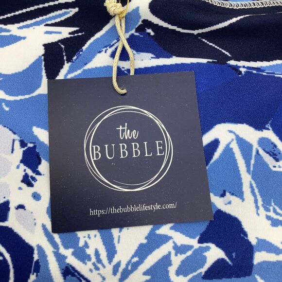 The Bubble‎ Womens Lexi Tank Top Blue Floral Size Medium NWT - Picture 5 of 9